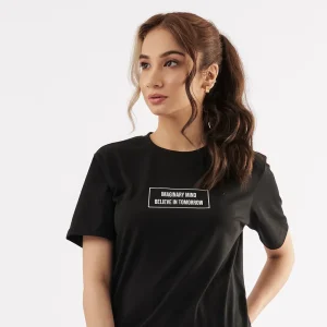 Women’s T-shirts – Comfortable, Stylish, Perfect for Everyday Wear or Casual Outings – Soft & Breathable Fabric – Black – BFW-WTEE-3801